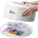 LET'S RESIN Curing Machine for Resin - 3 Hours Auto Dryer With Large Tray, One-Button Setting, No Deformation Quick Supplies for DIY, Silicone Molds, 3D Silicone Molds, White 