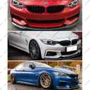 Front Lip Compatible with 2014-2020 BMW 4-Series F32 F33 F36 (Fit Sport/M-Sport Model Only), Performance Bumper Air Dam Lower Chin Splitter Protection Body Kit (Gloss Black)
