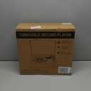 Vinyl Record Player with Speakers Vintage Turntable for Vinyls Records BeltDriven Turntables 3Speed Bluetooth Playback Headphone AUX RCA Line LP Vinyls Players for Sound Enjoyment Retro Brown