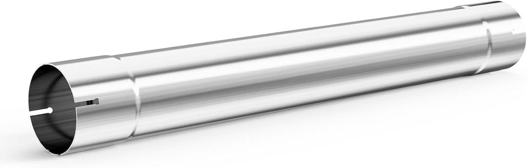 4 Inch Exhaust Pipe, 4'' Stainless Steel Straight Exhaust Pipe, 30" Length 4'' Muffler Replacement Pipe