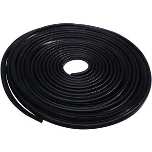 Gatuida Flexible PVC Car Door Seal Aluminum Metal Clips Easy Installation Weatherproof Sealing Strip