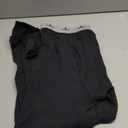 Indera Men's Heavyweight Cotton Waffle Long Johns Thermal Underwear Bottom, Black, Large