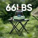 Camping Table, Ultralight Folding Camping Table with 3-Step Setup, Compact Outdoor Side Table for Camping Chair, Picnic, Fishing, Beach, Lawn, Patio, 13.8 in x 15.7 in, Small