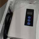 Electric Tankless Water Heater, 110V, 3KW, Digital Display, Self-Modulating, Eco-Smart, Under Sink Application. (110V White)