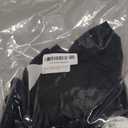 WEACZZY Casual Dresses for Women Flowy V Neck Ruffle Short Sleeves Flare Cocktail Party Dress Asymmetry Ruffle Hem (Medium, Black)