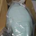 Lewtemi Flexible Seating for Classroom 20 Inch Inflatable Yoga Ball Chair Large Donut Exercise Ball Chair Cushion Seat with Inflator for Kid Student Sensory Balance Home Office, 20 x 20 x 8.8"