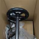 Drive Medical 796 Adjustable Height Steerable Knee Walker Knee Scooter Leg Walker Crutch Alternative, Dual Pad with Basket and Hand Brake 350 Pound Weight Cap