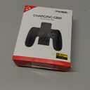 Kinvoca Charging Grip, Ergo Comfort Grip for Nintendo Switch Controllers, Portable Charger Dock with 79in USB-C Cable and Battery Indicators, High Speed Charge While Play, Black