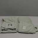 H.VERSAILTEX Linen Curtains Natural Linen Blended Curtain Panels for Living Room/Light Reducing Linen Semi Sheer Curtains 84 inch Length 2 Panels Set Nickel Grommet Window Panels, Sage