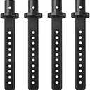 4Pcs Aluminum Alloy RC Car Body Posts Mount Holder Column 49.5mm Compatible with Axial SCX10 90046 90047 RC4WD D90 1/10 RC Rock Crawler (Black)