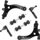 Front Lower Control Arms Suspension Kit w/Ball Joint Fit for Chevy Impala 2000-2016 for Buick Lacrosse 2005-2009 Regal 1997-2004 for Monte Carlo 2000-2007 for Oldsmobile Intrigue 1998-2002-6pcs