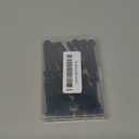 1/4-20 x 1-3/4" Flanged Hex Head Bolts Flange Hexagon Screws, Stainless Steel 304 Black Finish, Fully Threaded, 25 PCS