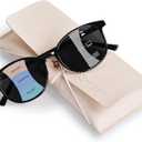 Progressive Sunglasses for Women Men, TR90 Multifocal Reader Sunglasses with Spring Hinge, UV400 Protection
