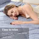 OMERAI Cooling Comforter King Size, Double-Sided Cooling Blanket for King Size Bed, Lightweight, Breathable, Soft Summer Comforter for Hot Sleepers, Q-Max 0.45, Blue, 90"x 108"