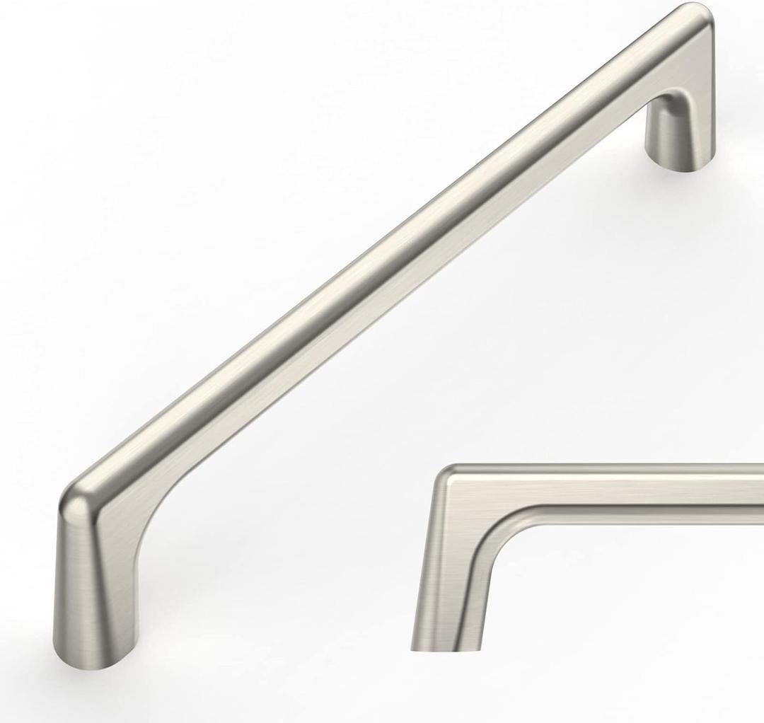 Amerdeco 30 Pack Brushed Gold Cabinet Pulls 5 Inch(128MM) Hole Centers Kitchen Cabinet Handles Hardware Kitchen Handles for Cabinets Cupboard Handles Drawer Pulls ZH0041