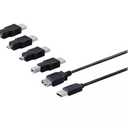 Philips 5-in-1 Universal USB Cable Kit with Adapters SWU8002N/27