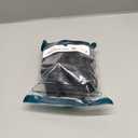 16 PCS Square Chair Leg Floor Protector, Silicone Chair Leg Cover, Furniture Leg Protectors with Felt, Mobile Table Leg pad, Protect The Floor from Scratches.1 1/2 in Black.