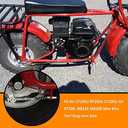 68 Inch Rear Drum Brake Cable Line for Predator 196cc 212cc 5.5hp 6.5hp baja Warrior Massimo MB165 MB200 Coleman CT200U BT200X CT200U-EX Yerf-Dog Mini Bike ATV Scooter Heavy Duty Parts