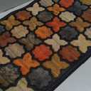 Welcome Mat for Front Door, Non-Slip, Floral, 17 x 29 in | Traps Dirt and Moisture, Absorbent Coarse Fibers, Fade Resistant, Low Profile, Waterproof Backing, Indoor and Outdoor Entry