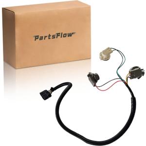 PartsFlow Tail Light Socket Wiring Harness Rear Right For 2005 2006 Chevrolet Silverado Suburban GMC Sierra Yukon Cadillac Escalade OE 16532724