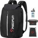 Piscifun Dry Bag Waterproof, Lightweight Dry Backpack Roll-Top Sealed with Waist Pouch and Phone Case Keeps Gear Dry Inside for Kayaking, Boating