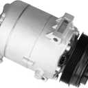 New AC Air Condition Compressor with Clutch for 2007-2012 Chevy Malibu 2.2L 2.4L, 2005-2010 Chevy Cobalt HHR 2.0L 2.2L 2.4L, 2002-2005 Chevy Cavalier Pontiac Sunfire, 2007-2010 Pontiac G6