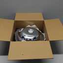 Electric Stove Burner Drip Pans W10196405(8) W10196406(6) Silver + Electric Stove Burner Replacement MP15YA(6") MP21YA(8") Compatible for Whirl-pool Ken-more May-tag Ama-na by MIFLUS