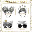 2026 New Year Headband - New-Year Party Headband Set for NYE Party Accessories Women