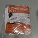 Fitted Bed Sheet Straps Bedroom Bed Sheet Holder Sheet Fasteners Keep Sheets in Place Elastic Sheet Strap Mattress Sheet Holders for All Mattress Sizes (Twin)