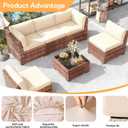 12 Pcs Patio Outdoor Cushion CoversWaterproof Stretch Cushion Covers ReplacementCushion SlipcoversWashable Individual Couch Slipcovers Set Furniture Protector for Pets(20-27 Inch,Peach)