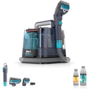 Shark StainStriker Portable Carpet, Upholstery & Area Rug Cleaner, XL Tool & Self-Cleaning, Stain & Odor Remover, Perfect for Car Interior with 3 Cleaning Tools & Solution, PX225BRN, Royal Purple