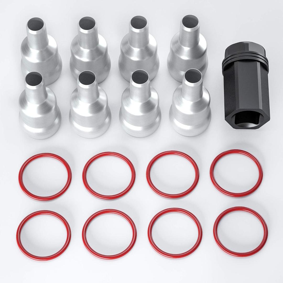 17PC High-Pressure Oil Rail Ball Tube Socket & Leak Repair Kit | Removal Tool For 2003-2010 Ford 6.0L Powerstroke