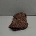 WDIRARA Women's Leopard Workout Jumpsuit Zip Front Scrunch Butt Yoga Bodycon Pants Romper Unitard (XL, Coffee Brown)