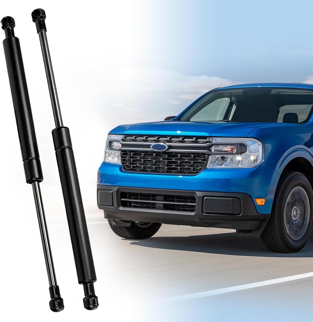 2022 2023 2024 2025 2026 Maverick Hood Struts Shock No Drill Hood Lift Supports Compatible with Maverick Accessories 2022+ (black)