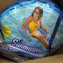 SwimWays Spring Float Premium Recliner Pool Lounger, Inflatable Pool Floats Adult with Fast Inflation for Ages 15 & Up, Sky Blue