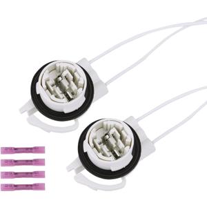 Light Socket Wire Harness Pigtail Repair Kit (2pcs) LED/Standard, Bulbs# 4114,4157,3157,Replaces# 19258649, LS94,645-607,Daytime Running Light Socket,Turn Signal Lamp Socket,Brake Light Socket