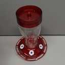 More Birds Bird Health+ Big Gulp Hummingbird Feeder, Glass Hummingbird Feeders for Outdoors, 5 Feeding Stations, 40 Ounces