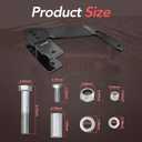Rear Track Bar Bracket Compatible with 2007-2018 Jeep Wrangler JK 2WD/4WD 2.5-6" Lift -1167