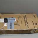 Vaunn Medical Pneumatic Adjustable Overbed Bedside Table With Wheels (Hospital and Home Use) (Walnut Brown)