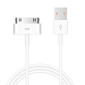 30-Pin Charger Cable Compatible for Old iPhone 4 4S 3GS, Old iPad 1st 2nd 3rd Generation, iPod Classic 1st 2nd 3rd Gen, Touch 4th, iPod Nano 5th 6th Gen, USB Fast Charge & Sync Charging Cord 1-Pack