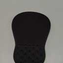 YIWEI Ergonomic Mouse Pad with Wrist Support - Gel Memory Foam Mouse Mat for Computer Keyboard & Laptop - Non-Slip Base, Pain Relief for Home Office & Gaming - Black