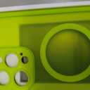 BERFY for iPhone 14 Pro Max Case, Compatible with MagSafe, Built-in Privacy Screen Protector, Camera Protection, Shockproof Full Body Phone Case 6.7", Translucent Neon Green