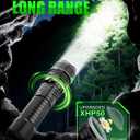 Victoper LED Flashlights, High Powered High Lumens Super Bright Tactical Flashlight, Rechargeable, 5 Modes Zoomable Waterproof Flash Lights for Emergency, Outdoor, Home, Camping, Hiking