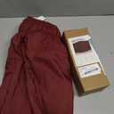 Biscaynebay Wrap Around Bed Skirts for Queen Beds 15" Drop, Burgundy Adjustable Elastic Dust Ruffles Easy Fit Wrinkle & Fade Resistant Silky Luxurious Fabric Machine Washable