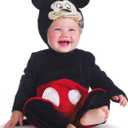 Disney's Mickey Mouse Costume for Babies (0-6 Months, Black)