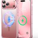 Mist-Armor Designed for iPhone 17 Pro Max Case, [Fit for Mag Safe] [Non-Slip Edge] Military Grade Protective Bumper Silicone Matte Phone Case Cover for iPhone 17 Promax 6.9" Men Women, Pink