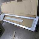 Ideal Pet Products Aluminum Pet Patio Door, Adjustable Height 77-5/8" to 80-3/8", 7" x 11-1/4" Flap Size, Mill/Silver
