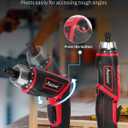 AVID POWER Electric Screwdriver Set Rechargeable 4V Cordless Screwdriver Kit with 44pcs Accessories, 5.65Nm Screw Gun, 5+1 Torque Setting, 2 Position Handle with LED Light