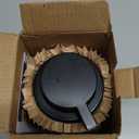 BosilunLife Lotion Pump Dispenser - Matte Black Soap Dispenser Bathroom Ceramic Dish Liquid Soap Dispenser for Kitchen, Bathroom Countertop Soap Dispensers