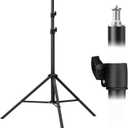 K&F CONCEPT Light Stand for Photography, 9.1ft/2.8M Portable Extendable Photo Video Tripod Stand, Heavy Duty Light Stand Lighting Tripod with 1/4" Screw for Strobe Light/Webcams/Cameras/Softbox